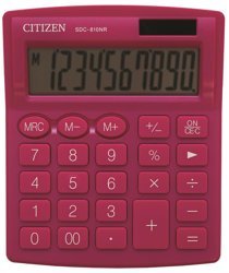 Kalkulator Biurowy Citizen Sdc-810Nrpke 10-Cyfrowy 127X105mm Różowy