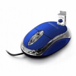 Mysz Przewodowa USB Optyczna 3DCamille Niebieska (XM102B)/Esperanza