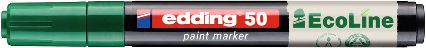 Marker olejowy na bazie wody e-50 EDDING EcoLine 2-3mm zielony