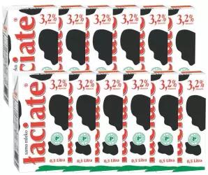 Mleko Łaciate 3,2% 0,5L Karton 16 sztuk