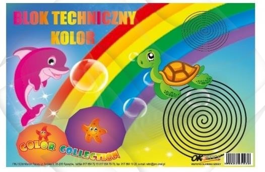 Blok Techniczny A4 Kolor Sdm