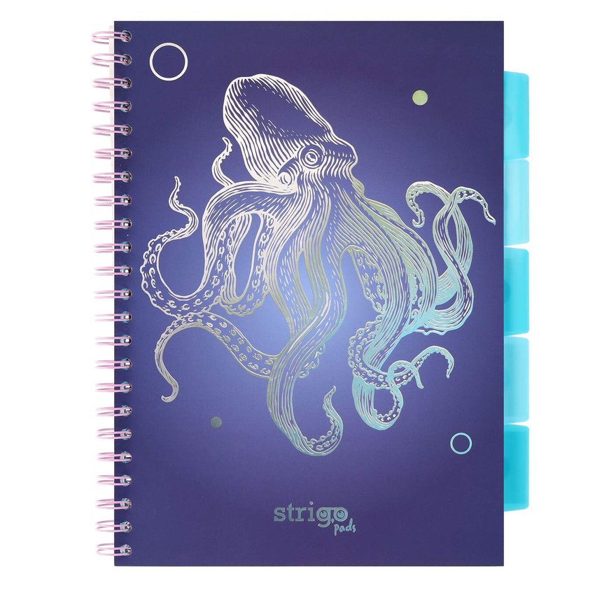 STRIGO PADS GLEBINY OOMIORNICA A4 KRATKA 100k 80g granatowy