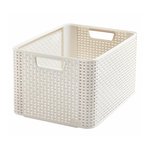 Kosz Curver Style rozmiar L odcień kremowy 205851