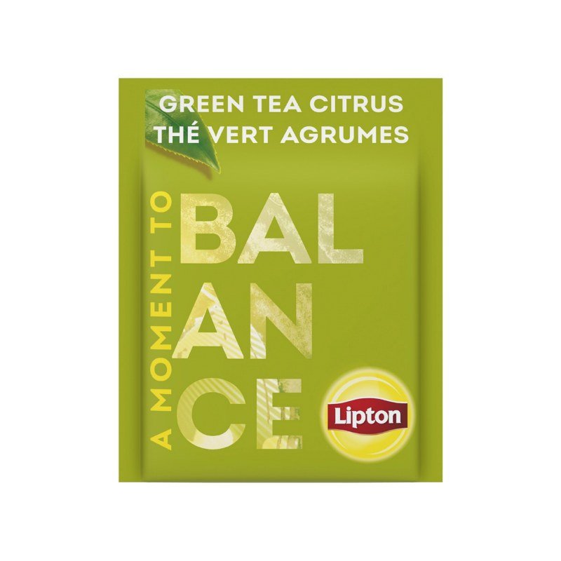 Herbata Lipton Balance Zielona Citrus 25 Kopert