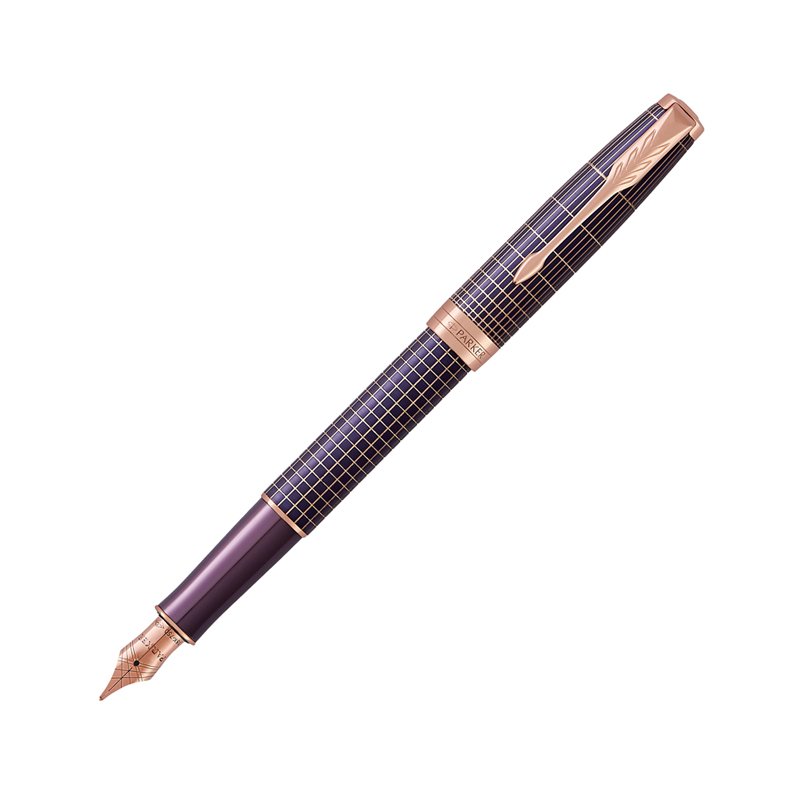 Parker Pióro Wieczne Sonnet Premium Chiselled Fioletowe PGT(18k) FP (M) [1931543]