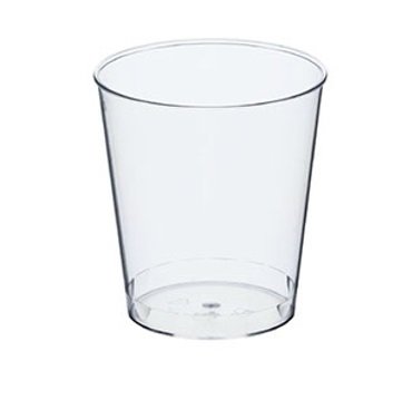 Papstar wielorazowe kieliszki plastikowe 50ml 40 szt przezroczyste