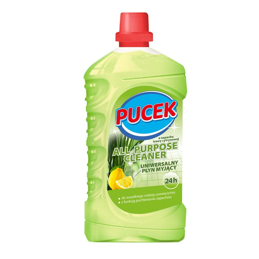 Uniwersalny płyn myjący PUCEK o zapachu trawy cytrynowej 950 ml