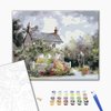 Malowanie po numerach BRUSHME 40x50 cm przytulne przedmieście 1 szt., w pudełku