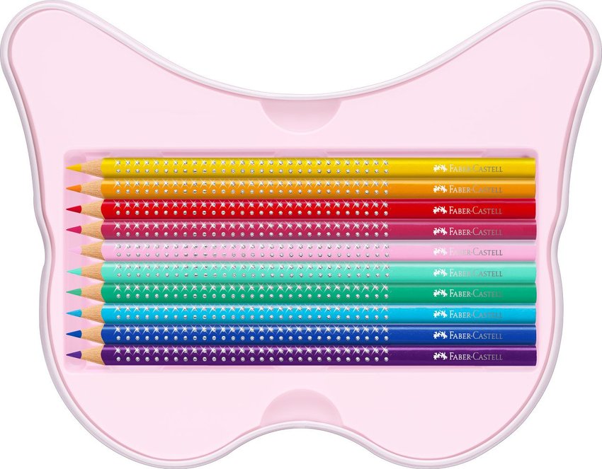 Kredki Ołówkowe Sparkle W Opakowaniu Upominkowym Butterfly Faber-Castell