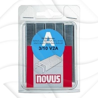 Zszywki Novus "A" 53/10 V2A 1000szt. 042-0458