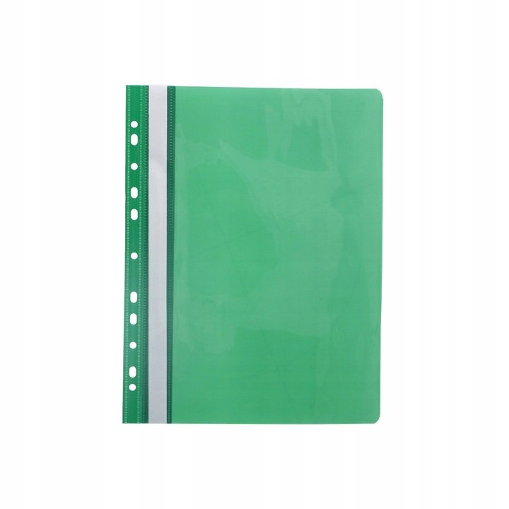 SKOROSZYT TWARDY Z EUROPERFORACJĄ X 10 SZT. "TYPU PVC" ZIELONY