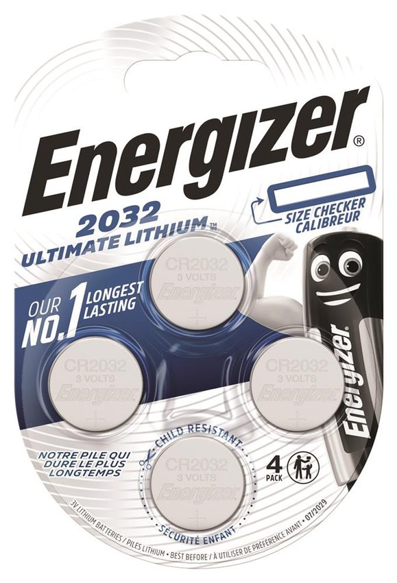 Bateria specjalistyczna ENERGIZER Ultimate Lithium Coins, CR2032, 3V, 4szt.