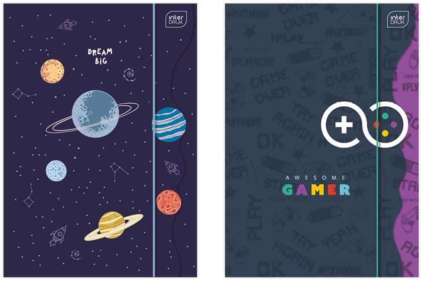 Teczka z gumką A4+ Shape Boys