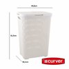 Kosz na pranie Curver Style 60L kremowy model 189207