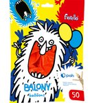 Balony Metalik 12 A'50 Czerwony /Fiorello