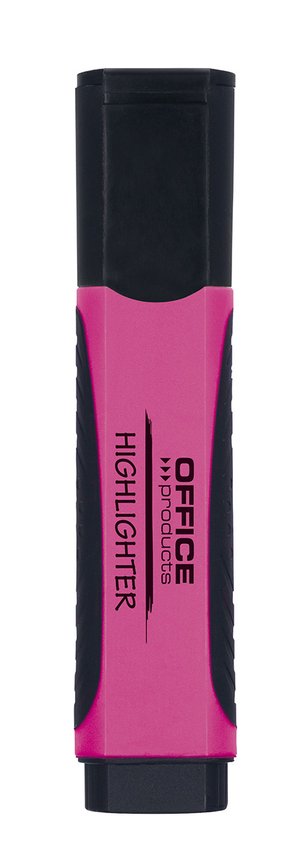 Zakreślacz OFFICE PRODUCTS z gumowym uchwytem 2-5mm różowy