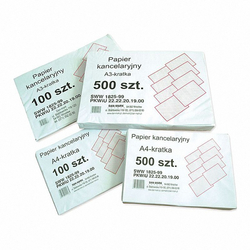Papier Kancelaryjny A4 500k Kratka /G-r