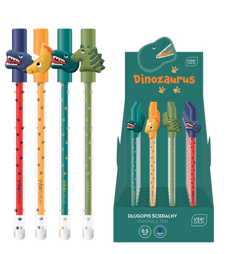 Długopis ścieralny Dinozaurus /Interdruk