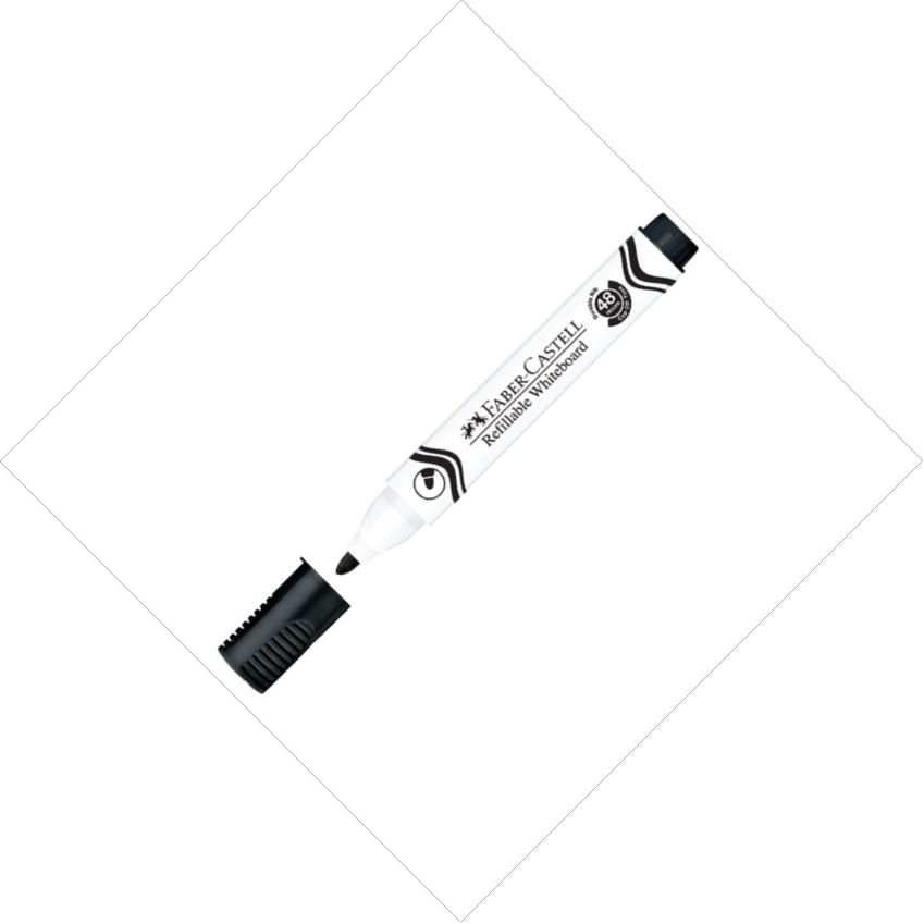 Marker Do Tablic Suchościeralnych Czarnykońcówka Okrągła Faber-Castell