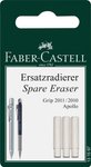 Gumka Zapasowa Do Ołówka Grip 2011 3 Szt. Blister Faber-Castell