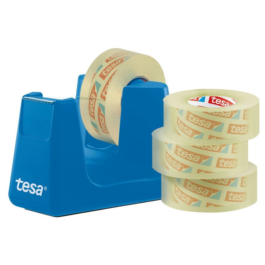 Dyspenser Tesa Smart Niebieski+4 Szt. Taśmy 33M X 19Mm Bezbarwna