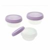 Zestaw trzech okrągłych pojemników na sos Smart To Go 3x80ml fioletowy Curver 232680
