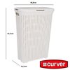 Kosz bieliźniany 40L Style kremowy Curver 193010