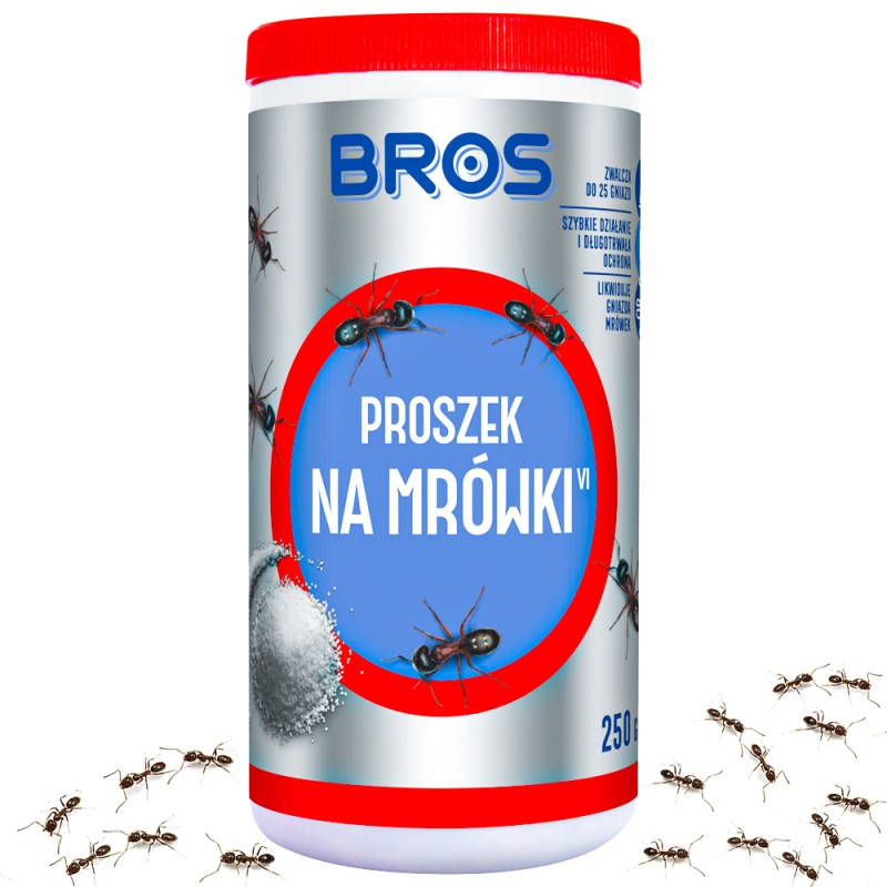 BROS Proszek na mrówki proszek do zwalczania mrówek 250 g