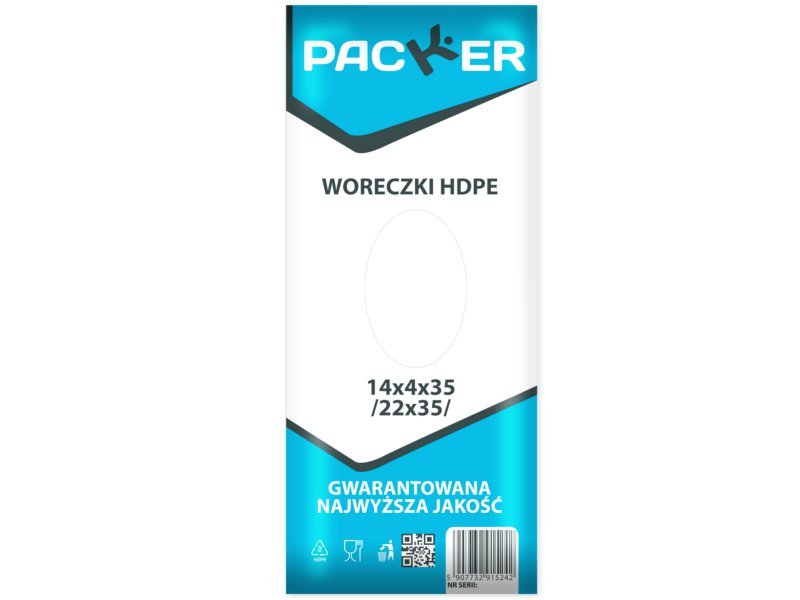 Woreczki HDPE 14/4/35 (D) /Packer