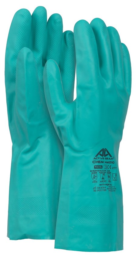Rękawice chemiczne ACTIVE CHEM rozm. 9 zielone