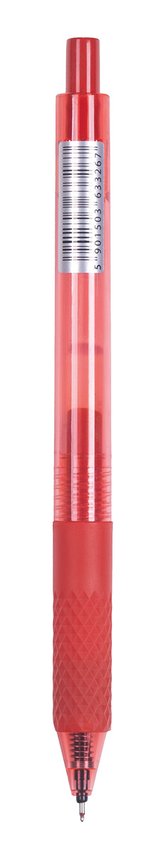 Długopis automatyczny żelowy OFFICE PRODUCTS  gr. linii 025mm dł. linii 1200m czerwony