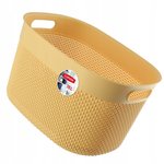 Kosz plastikowy Curver Filo rozmiar L żółty 18L