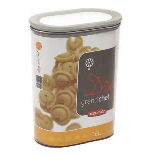 Pojemnik na sypkie Grand Chef Cube 1.6L szary Curver