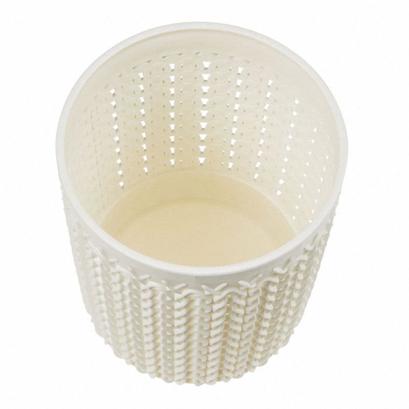 Curver Knit pojemnik okrągły S 0,6L kremowy 234664