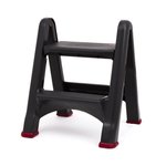 Składany taboret drabinka Curver 155160 grafit czerwony