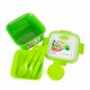 Curver Smart To Go Lunch Kit pojemnik kwadratowy 1,1L zielony