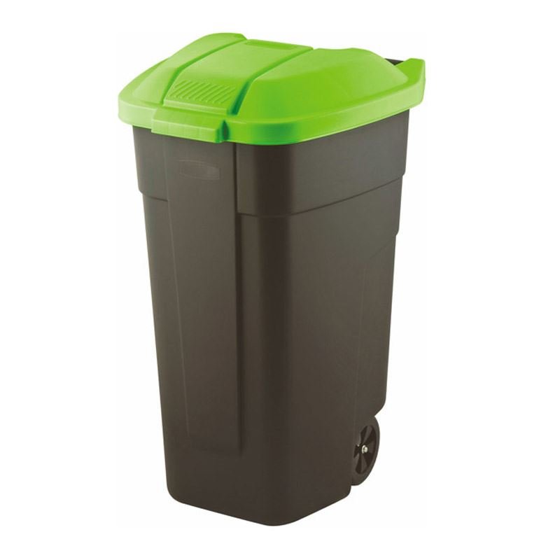 Curver 214125 pojemnik do segregacji 110L czarny zielony