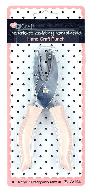 Dziurkacz Ozdobny Kombinerki Kółko 3mm /DpCraft
