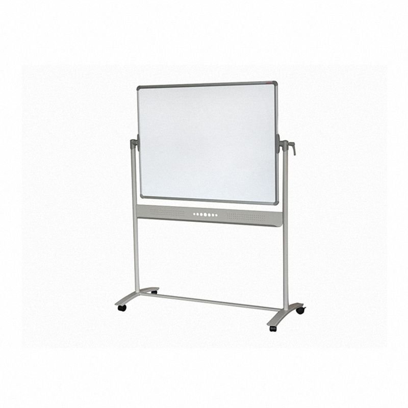 Tablica Obrotowo-Jezdna Dwustronnie Suchościeralna Magnetyczna Biała Standard 150x100xh185 cm /Memobe