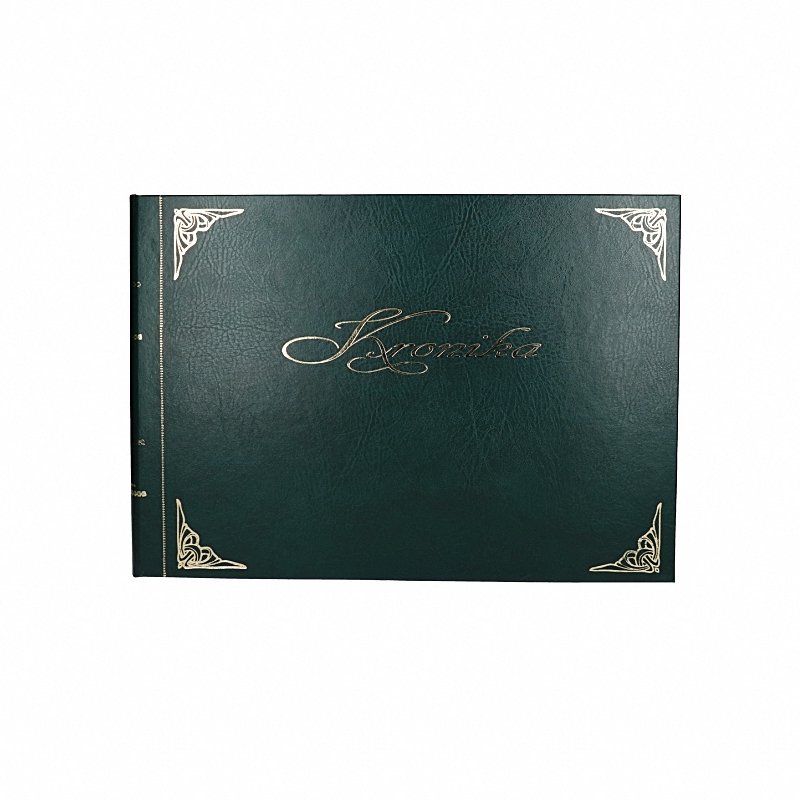 Kronika A3 Szyta Poziom Zielona / Barbara