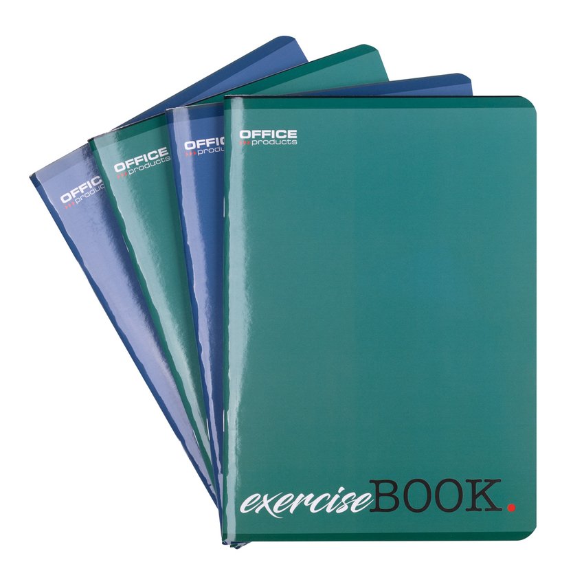 Zeszyt szkolny OFFICE PRODUCTS A5 w linie 96 kart., 60gsm mix kolorów