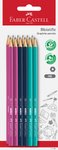Ołówek 1111 Hb Mix Kolorów 12 Sztuk Blister Faber-Castell