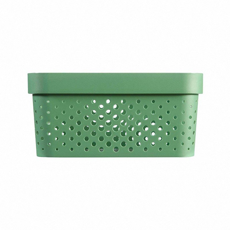 Curver Infinity pojemnik ażurowy 4.5L zielony 245854