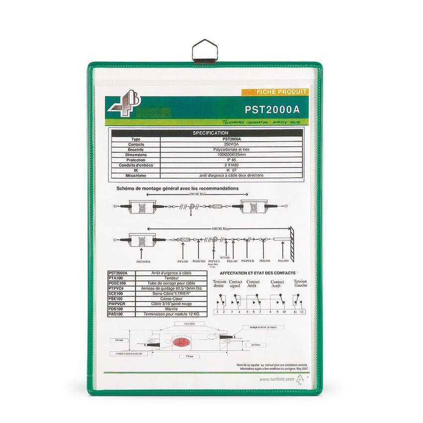 Panel Prezentacyjny z Uszkiem Tarifold A4 5 szt. . Pionowy Mix Kolorów