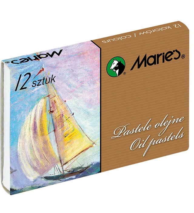 Pastele olejne E1220 &#8211 12 kolorów Maries