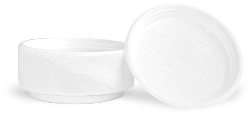 Talerz Plastikowy Office Products Śr. 22Cm 100 Szt. Biały
