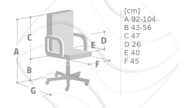 Krzesło Obrotowe Nowy Styl Antara GTP C73 Szaro-Czarne