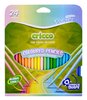 Kredki Cricco Trójkątne 24-Kol.Pastelowe