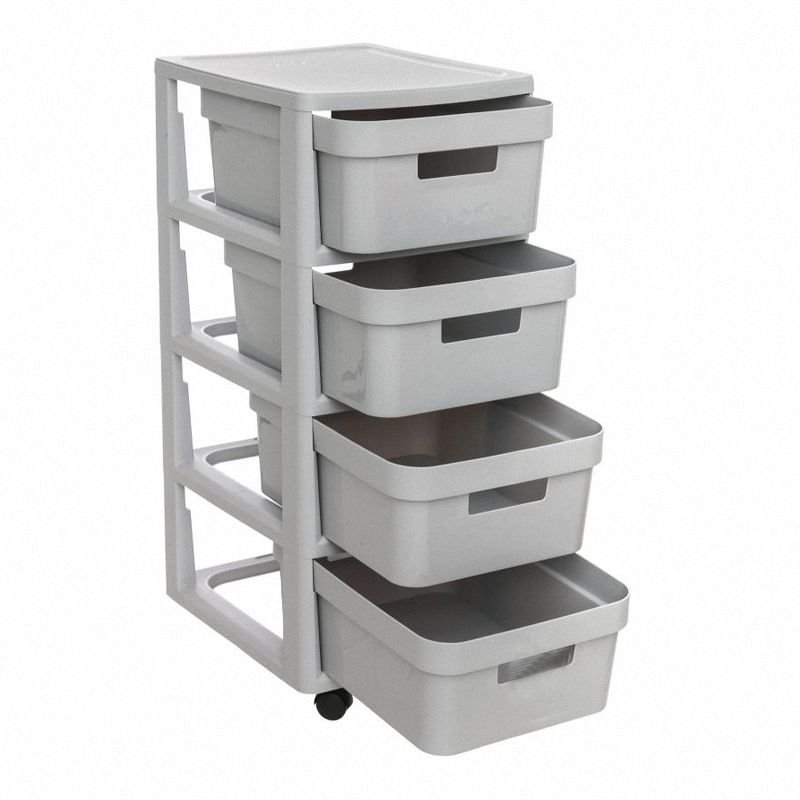 Regał Infinity 4x10L szary Curver model 231557