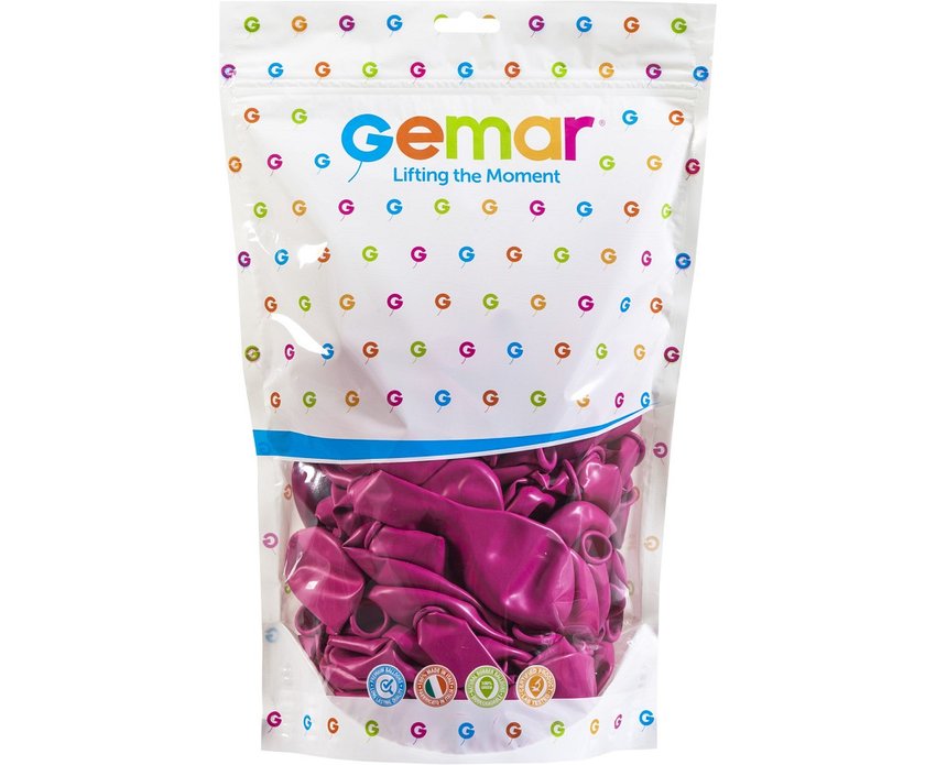 #BL Balony G120 pastel 13" - ciemnoróżowe 07 / 50 szt.